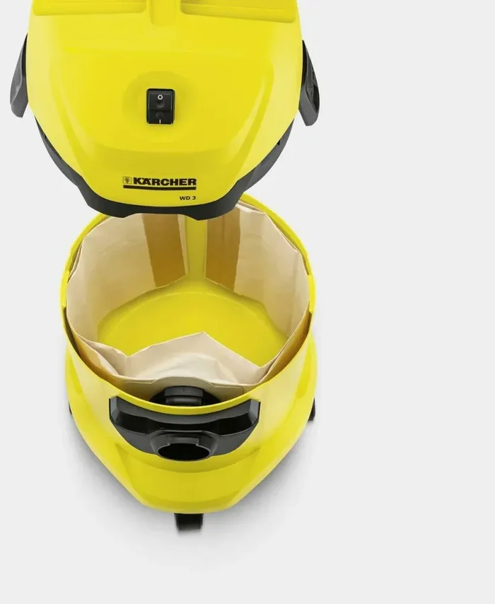 5 x Sacchetto filtro il carta per aspiratori Karcher Wd+Ad, Per WD 3 (MV 3) - immagine 2