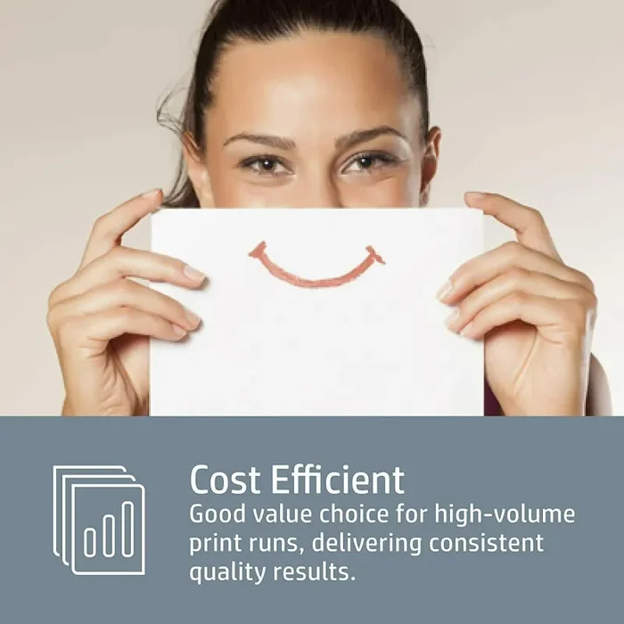 500 x Fogli di carta per stampante formato A4, Risma HP 107 Micron ECF, PECF - immagine 3