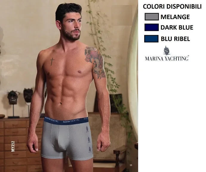 6 BOXER UOMO MARINA YACHTING ART MY212/E COLORE FOTO MISURA A SCELTA