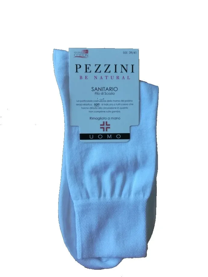 6 CALZE UOMO CORTE PEZZINI IN FILO DI SCOZIA ART. UCZ-750C COL. FOTO MIS. A SCELTA