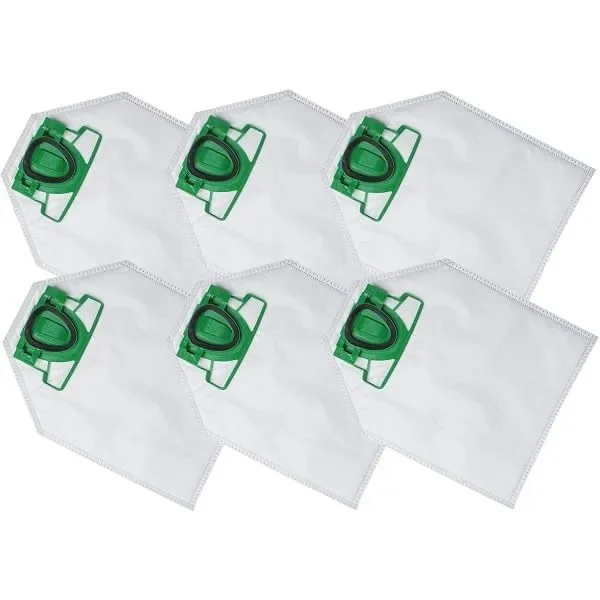 6 sacchetti compatibili per aspirapolvere folletto vk 200-220s