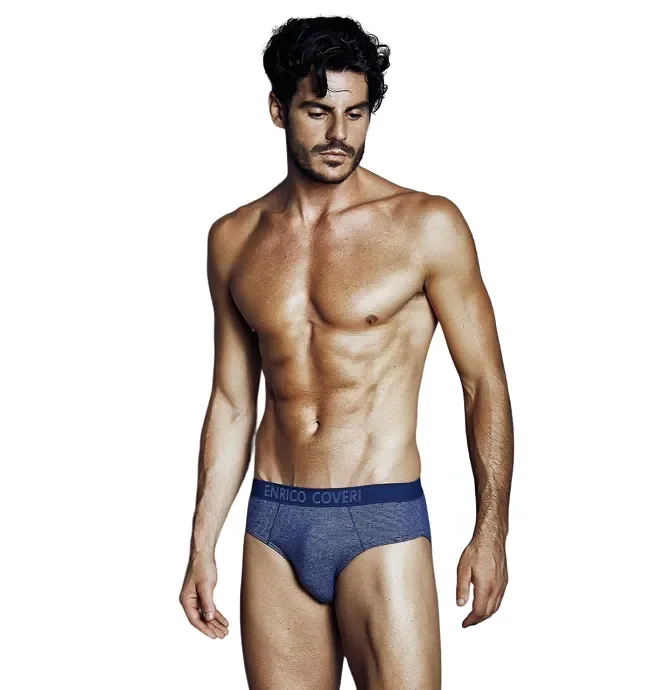 6 Slip uomo Enrico Coveri art ES1610 colore foto misura a scelta