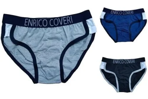6 Slip uomo Enrico coveri art ES1617 colori foto misura a scelta