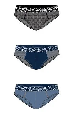 6 Slip uomo in cotone elasticizzato Navigare art 805Z colore foto misura a scelta - immagine 2