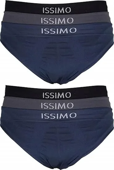 6 Slip Uomo Liscio Elasticizzato anatomico Bellissima Elasticizzata con Forma anatomico Tassello in Cotone Comodo e Sportivo - immagine 3