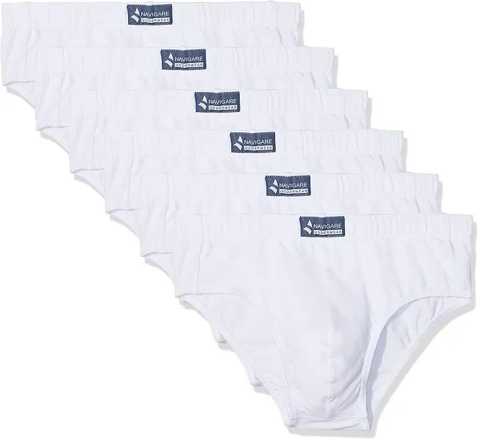 6 Slip uomo Navigare in cotone elasticizzato con elastico interno colore foto misura a scelta