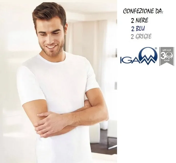 6 T-SHIRT UOMO NOTTINGHAM IN COTONE ART. TM6102AS COL. ASSORTITI MIS. A SCELTA