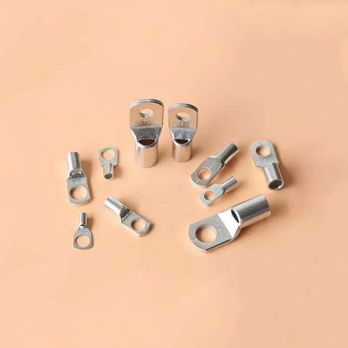 60 pezzi bullone foro terminali in rame capicorda crimp anello… - immagine 2