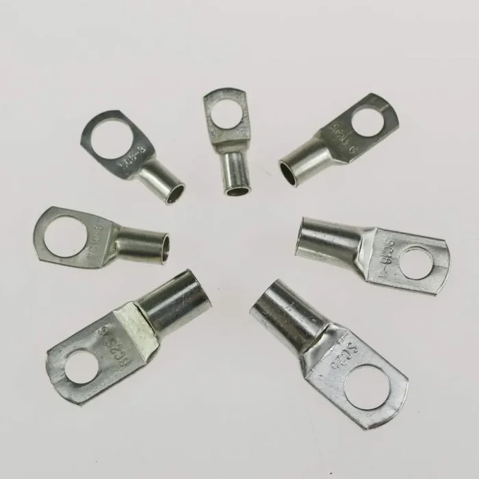 60 pezzi bullone foro terminali in rame capicorda crimp anello… - immagine 3