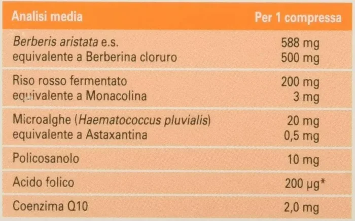 60 x Compresse di Integratore alimentare Con Riso Rosso Coenzima Q10, Armolipid - immagine 2