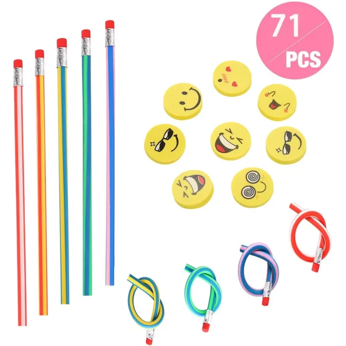 71 Pcs Set sacchetto del partito dei capretti, Annhao matite Multicolore