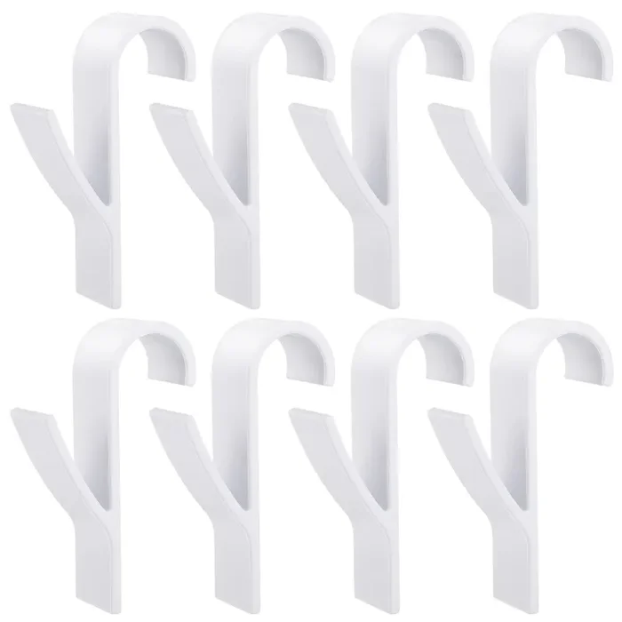 8 Pezzi Ganci per Termoarredo Bagno, Ganci Termoarredo Bagno, Appendi Accappatoio Bagno, Salvaspazio, Gancio Termoarredo Bagno Robusti per Accappatoio, Vestiti e Asciugamani