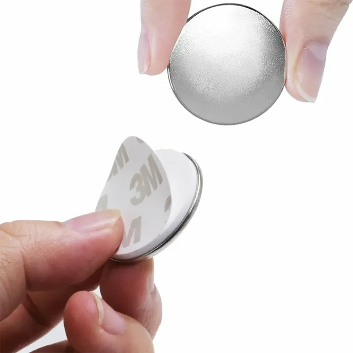 8 pezzi magneti a disco in neodimio con nastri adesivi,Forti magneti di terra - immagine 2