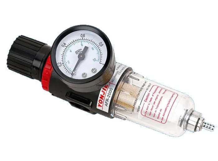 ‘1/4 pressione aria separatore acqua Riduttore di pressione per compressore… Moda