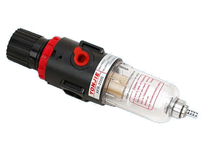 ‘1/4 pressione aria separatore acqua Riduttore di pressione per compressore… Moda - immagine 2