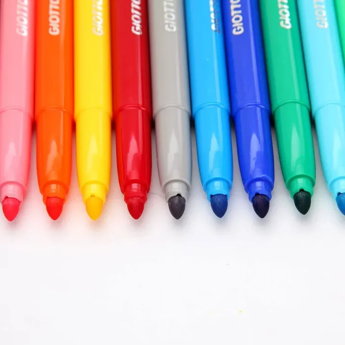 “Giotto 455000 Pennarelli Turbo Maxi Punta Larga, 5 mm, Conf. da 24 tonalita’ di colori In saldo - immagine 3