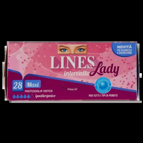 84 PEZZI LINES INTERVALLO LADY MAXI PROTEGGISLIP DISTESI SALVASLIP SLIP PERDITE - immagine 2