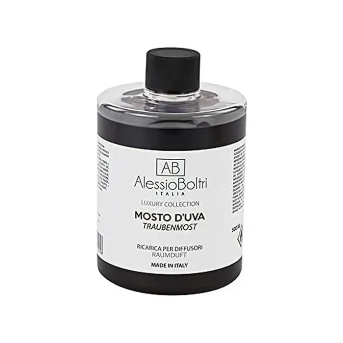 AB Alessio Boltri – Ricarica per diffusori Luxury 500 ml, profumazione Mosto D’uva