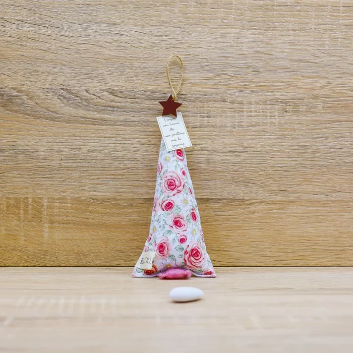 Abete Emozionale con decori di Fiori, Sali Profumati e Sacchetto con Rose Beccalli for Life