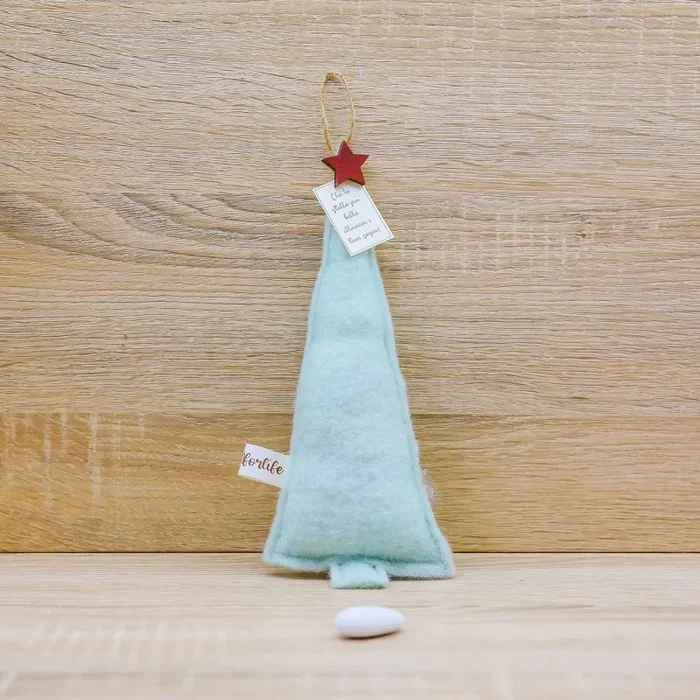 Abete Emozionale Verde, Sali Profumati e Sacchetto con Rose Beccalli for Life