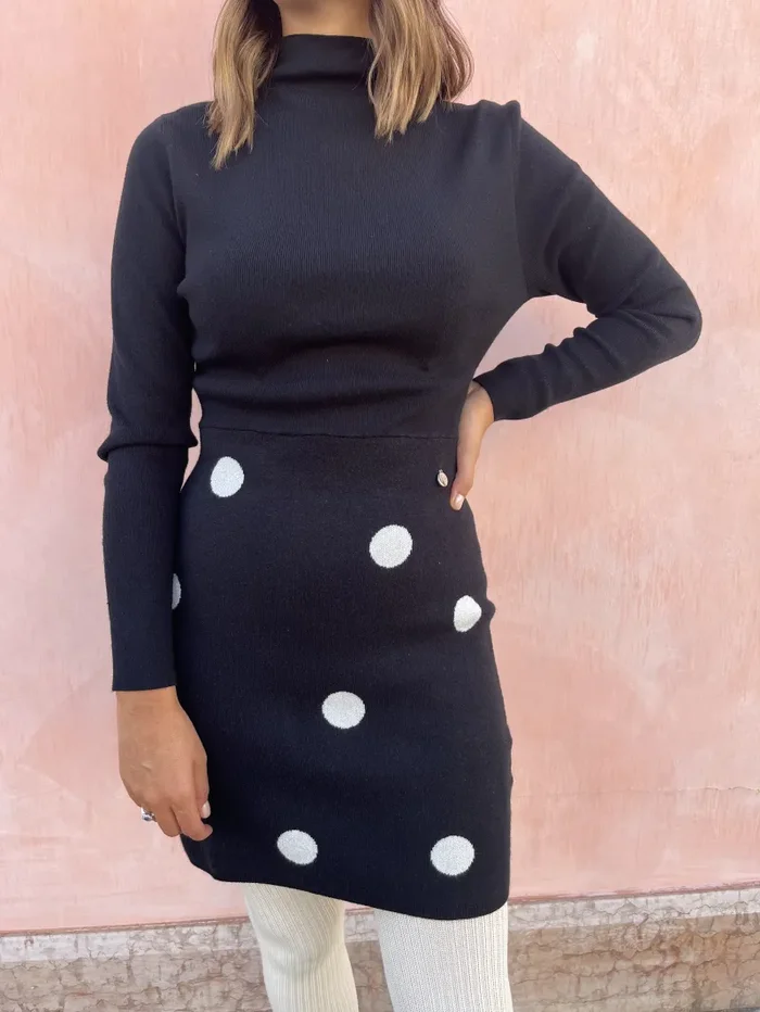 ABITO MAGLIA POIS IN LUREX - immagine 2
