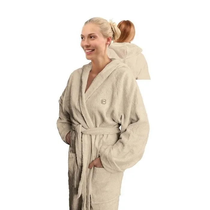 Accappatoio in spugna con cappuccio – Shara