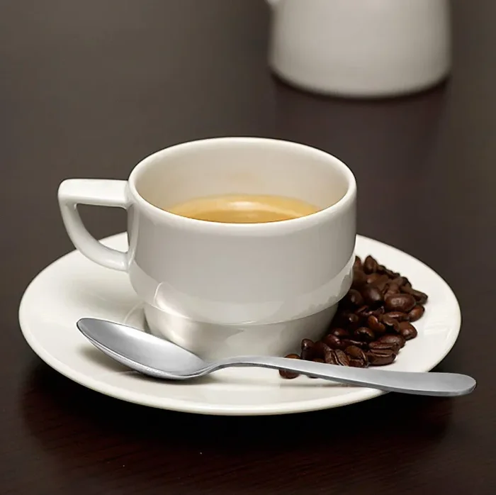 AckMond – 12 Pezzi (12,2 cm) cucchiaini da Espresso, in Flat Dinner Fork - immagine 3