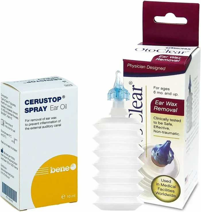 ACU-vita orecchio cera rimozione siringa + Cerustop “olio + Siringa