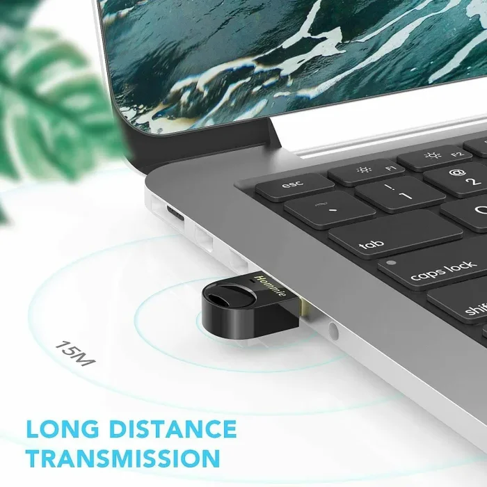 Adattatore Bluetooth 4.0 USB, Chiavetta ricevitore adattatore per PC e laptop - immagine 2