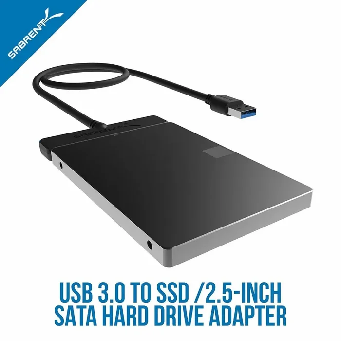 Adattatore da USB 3.0 a SSD/SATA HD 2,5 pollici, ottimizzato per SSD, UASP SATA - immagine 3