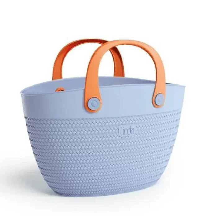 Adriatic Borsa Linda Mare Azzurra – Manici Arancioni XL 48x30cm