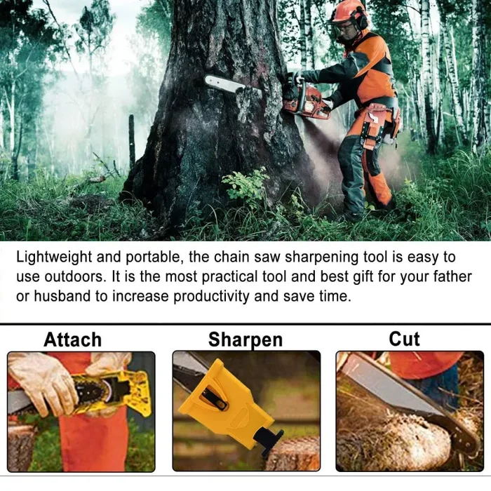 AGDLLYD Affilatore per Motosega,Affilatura Rapida Lavorazione del… - immagine 2