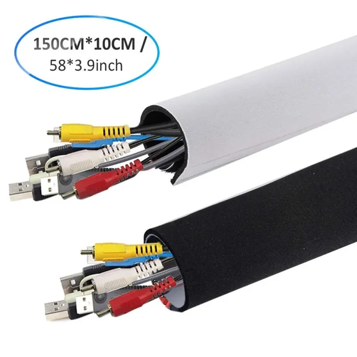 AGPtEK – Guaina per cavi in neoprene con chiusura a velcro, lunghezza di… Vendita calda online