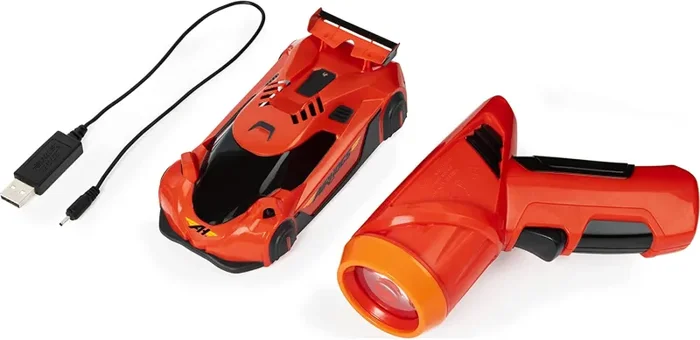 Air Hogs Zero Gravity Laser, Auto da Corsa Sulle Pareti Laser-Comandata, Rossa - immagine 3