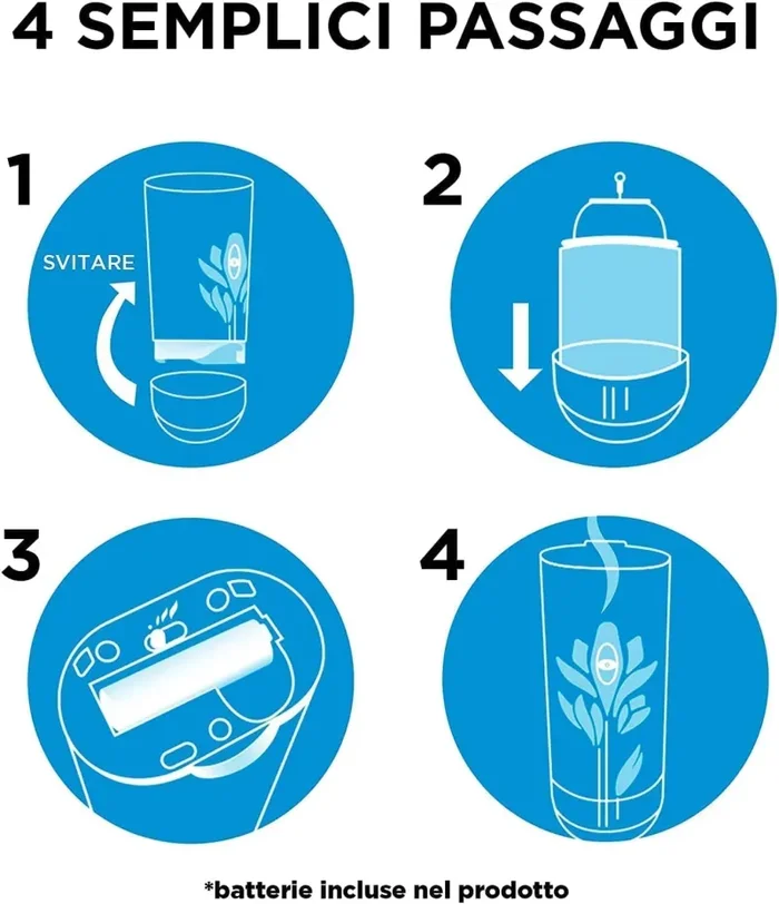 Airwick Freshmatic Spray Automatico, 1 Diffusore e 2 Ricariche di Profumatore per Ambienti alla Fragagranza di Profumo di Primavera, Deodorante Ambiente Aerosol - immagine 2