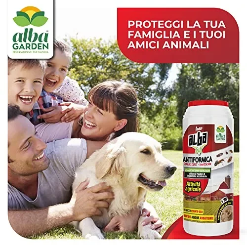 Albagarden – Albakill Esca Anti Formiche Orto e Giardino – Insetticida Micro Granulare Per Ambienti Esterni – Scarafaggi Blatte Grillotalpa Insetti Pulci Zecche – Solubile Spray Antiformiche x 1 Kg - immagine 3