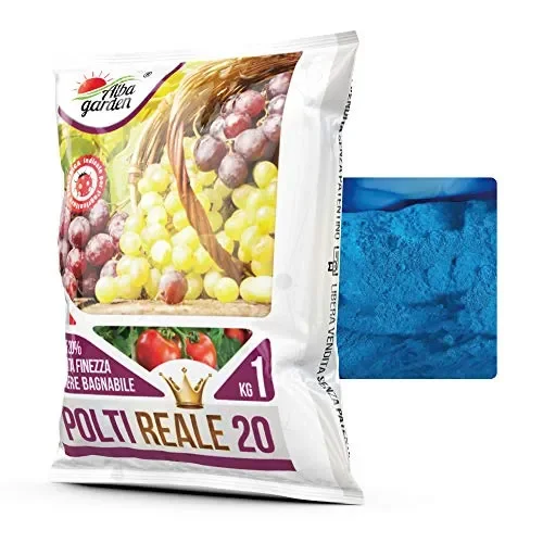 Albagarden – Piante Frutta Naturale Bio Polti20 Biologico Bordolese Rame + Boro Orto Vite Peronospora Oidio Verderame Solfato Ossicloruro x 1 kg