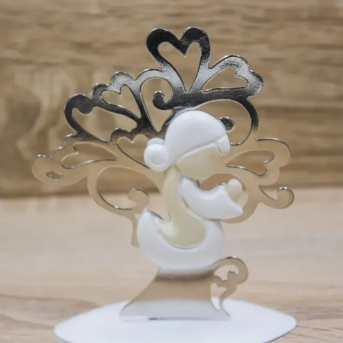 Albero di Cuori con Bimba Comunione - immagine 3