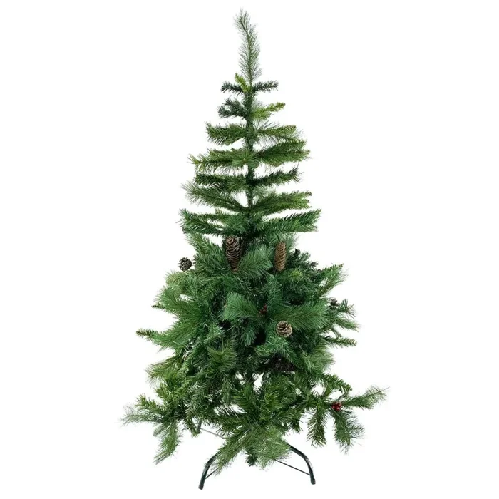 Albero di Natale 150H cm 504 Rami Pieghevoli in PVC Abete Artificiale Vendita online