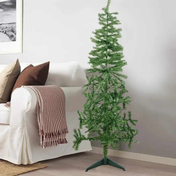 Albero di Natale 180H cm 342 rami pieghevoli in PVC abete artificiale - immagine 2