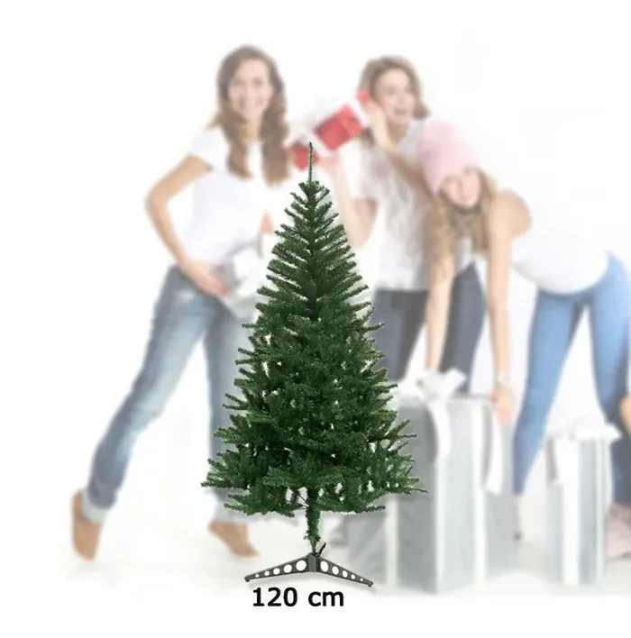 Albero di Natale Artificiale 200 Punte 120 cm Verde Vendita calda - immagine 3