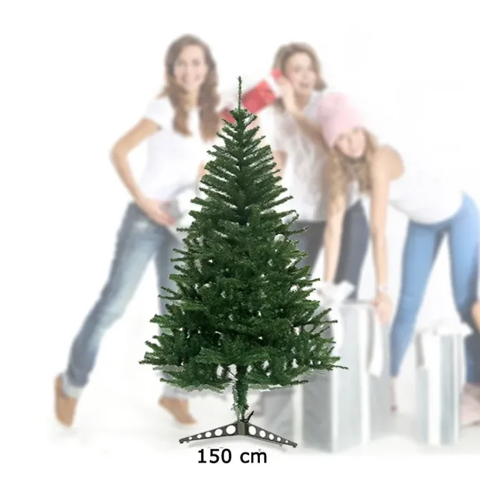 Albero di Natale Artificiale 300 Punte 150 cm Verde Vendita calda - immagine 2