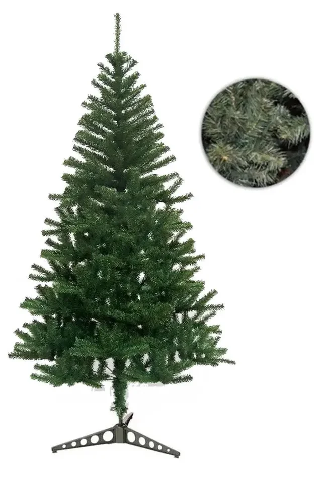 Albero di Natale Artificiale 300 Punte 150 cm Verde Vendita calda - immagine 3