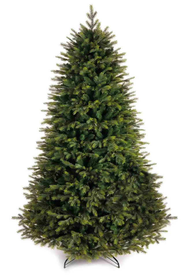 Albero di Natale Artificiale Apertura ad Ombrello Cashmere Verde Varie Misure