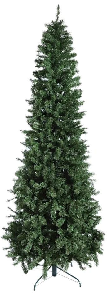 Albero di Natale Artificiale Apertura ad Ombrello Kentucky Slim Verde Varie Misure