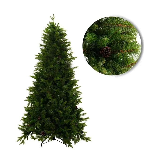 Albero di Natale Artificiale Con Pigne Adami Sinai Verde Varie Misure - immagine 3