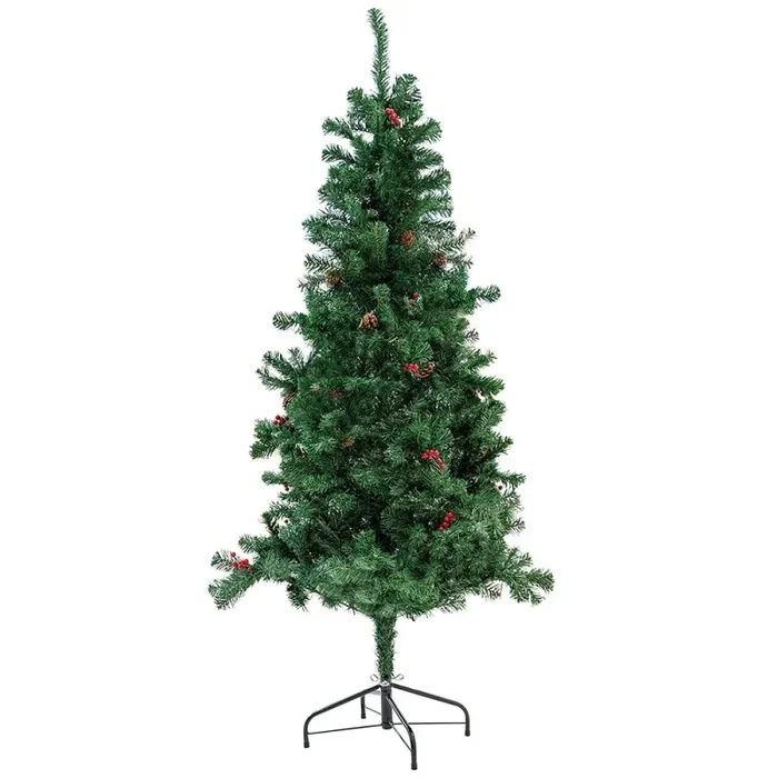 Albero di Natale Artificiale H150 cm 360 Rami Sestriere Verde Vendita calda
