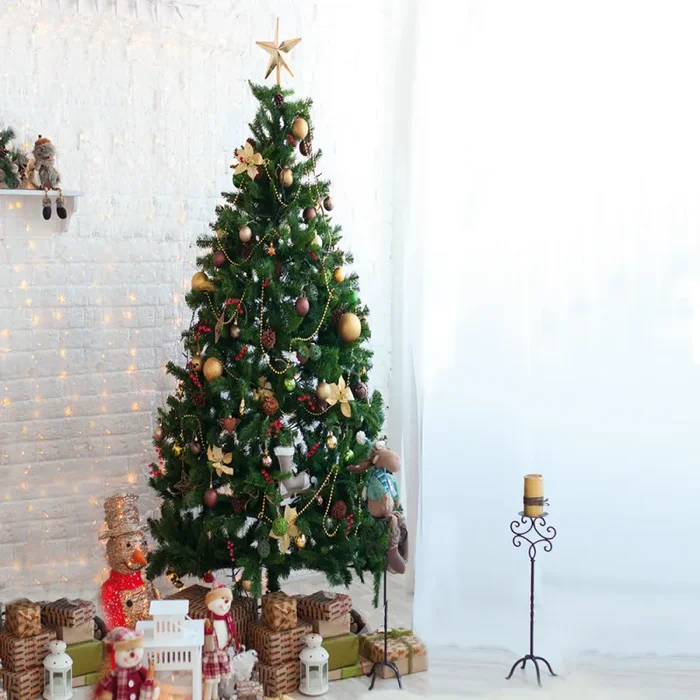 Albero di Natale Artificiale H150 cm 360 Rami Sestriere Verde Vendita calda - immagine 2