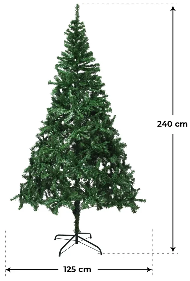 Albero di Natale Artificiale Rizzetti Cervino Verde Varie Misure - immagine 3