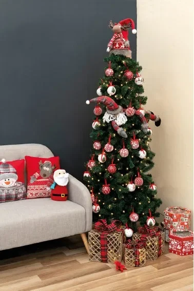 Albero di Natale Artificiale Slim Soriani Sestriere Verde Varie Misure - immagine 2